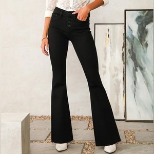 Hudson Mid-Rise Flare Stretch Jean